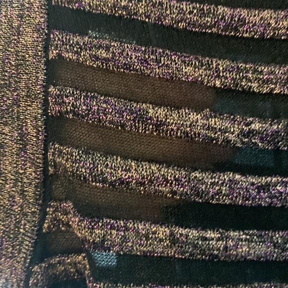 Missoni Purple Metallic Stretch Waist Dress comes with slip dress - Picture 3 of 9